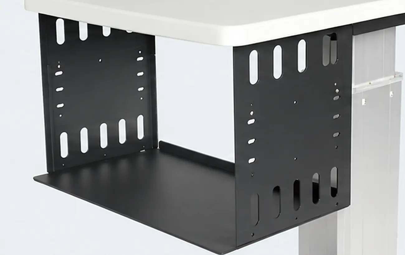 LY-3S-1 — Compartimento regulable para equipos configurado para una impresora