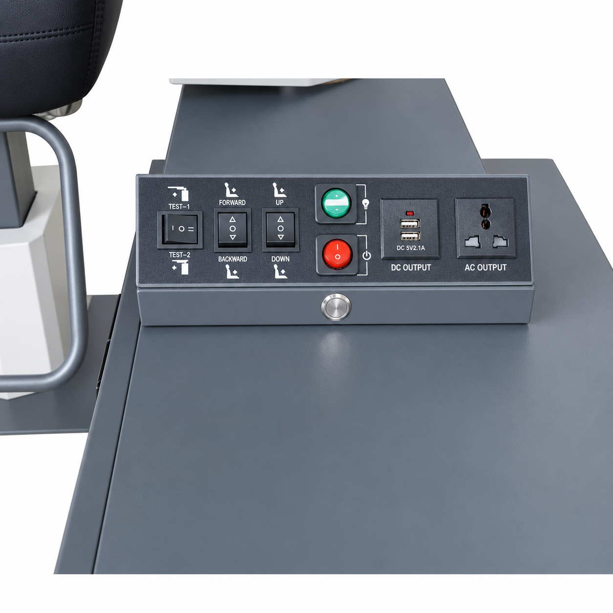 LY-500 control switches and USB port