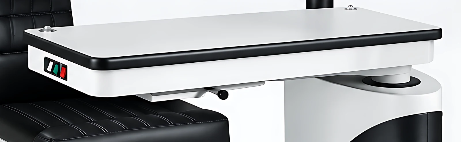 TG-510 — tabletop with bumper edge and front switch panel